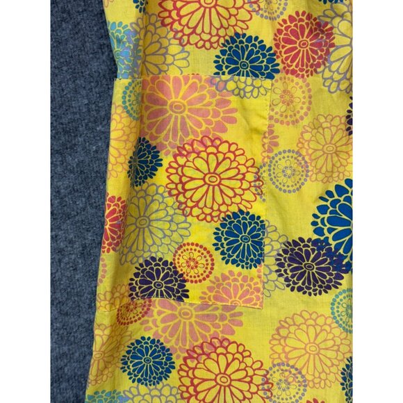 Anthony Richards Womens Nightgown Large Yellow  Floral  Cotton/Polyester Blend - Picture 7 of 15